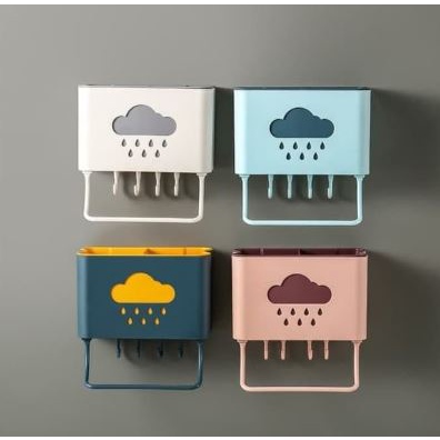 Rak Serbaguna Tempat Alat Dapur Sendok Garpu Kitchen Kamar Mandi 2in1