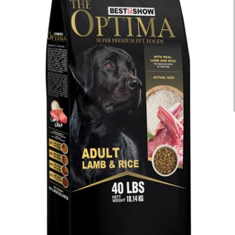 PROMO Khususug Gojeg Optima Dog Adult Lamb 18kg Dog food OPTIMA