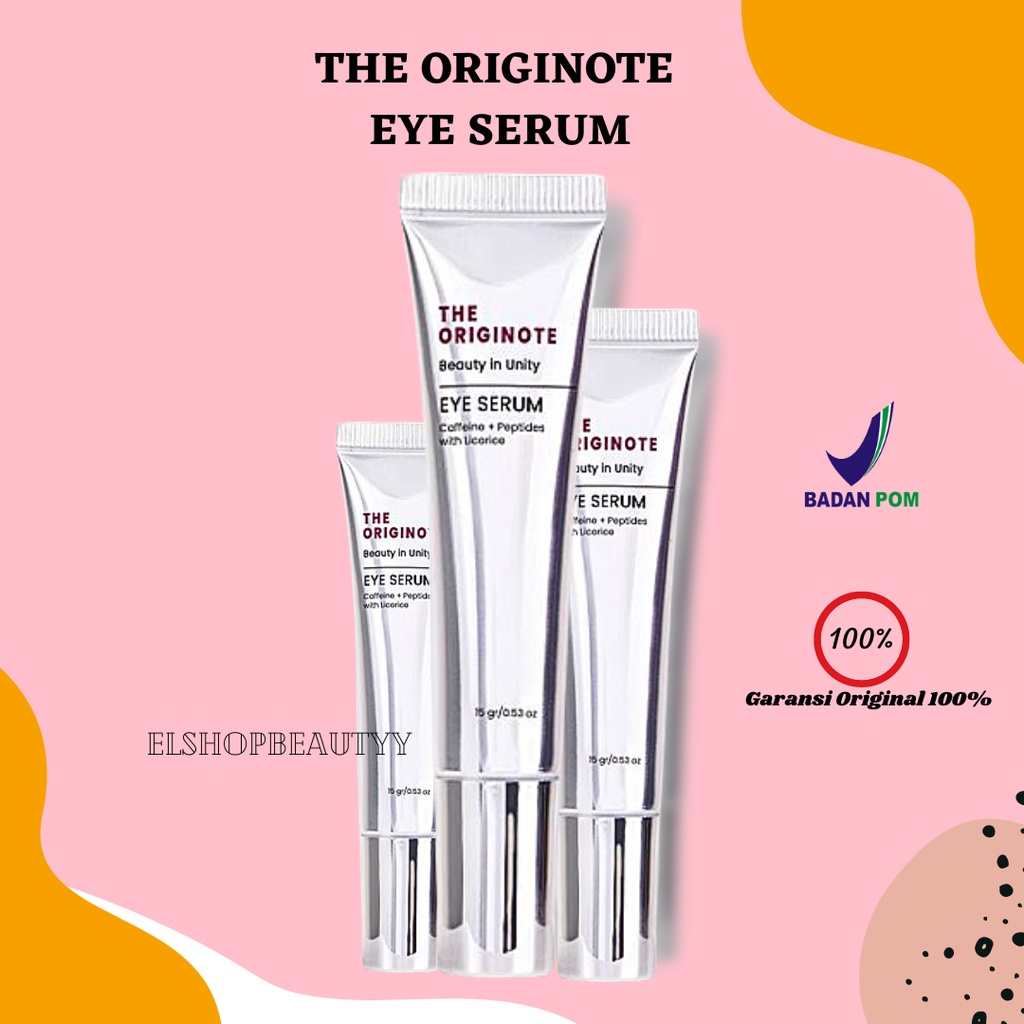 Jual THE ORIGINOTE EYE SERUM EYE TREATMENT Shopee Indonesia