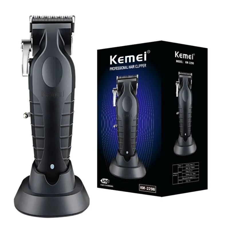 Kemei KM-2296 Hair Clipper Rechargeable Pemotong Rambut