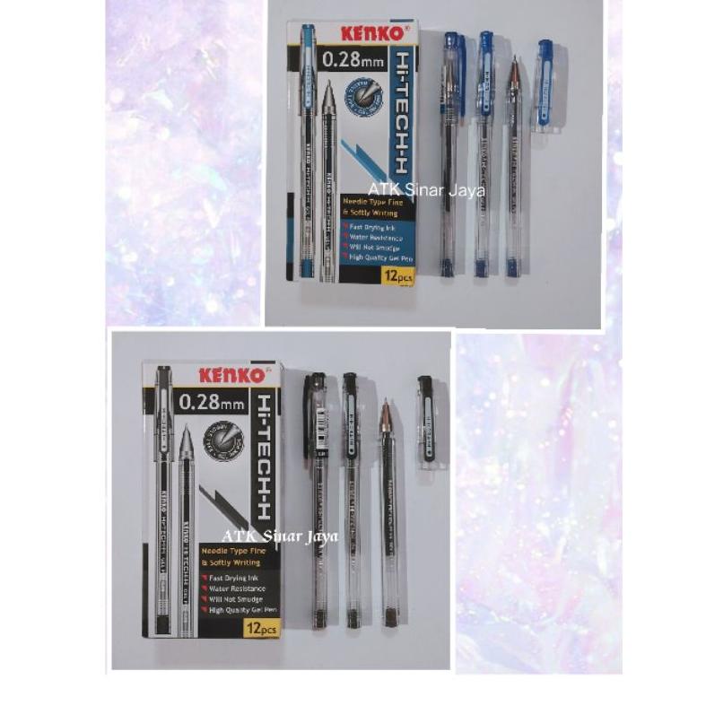 

Z0VAU Pulpen Kenko Hitech - biru hitam 0,28mm ↔Model Terkini