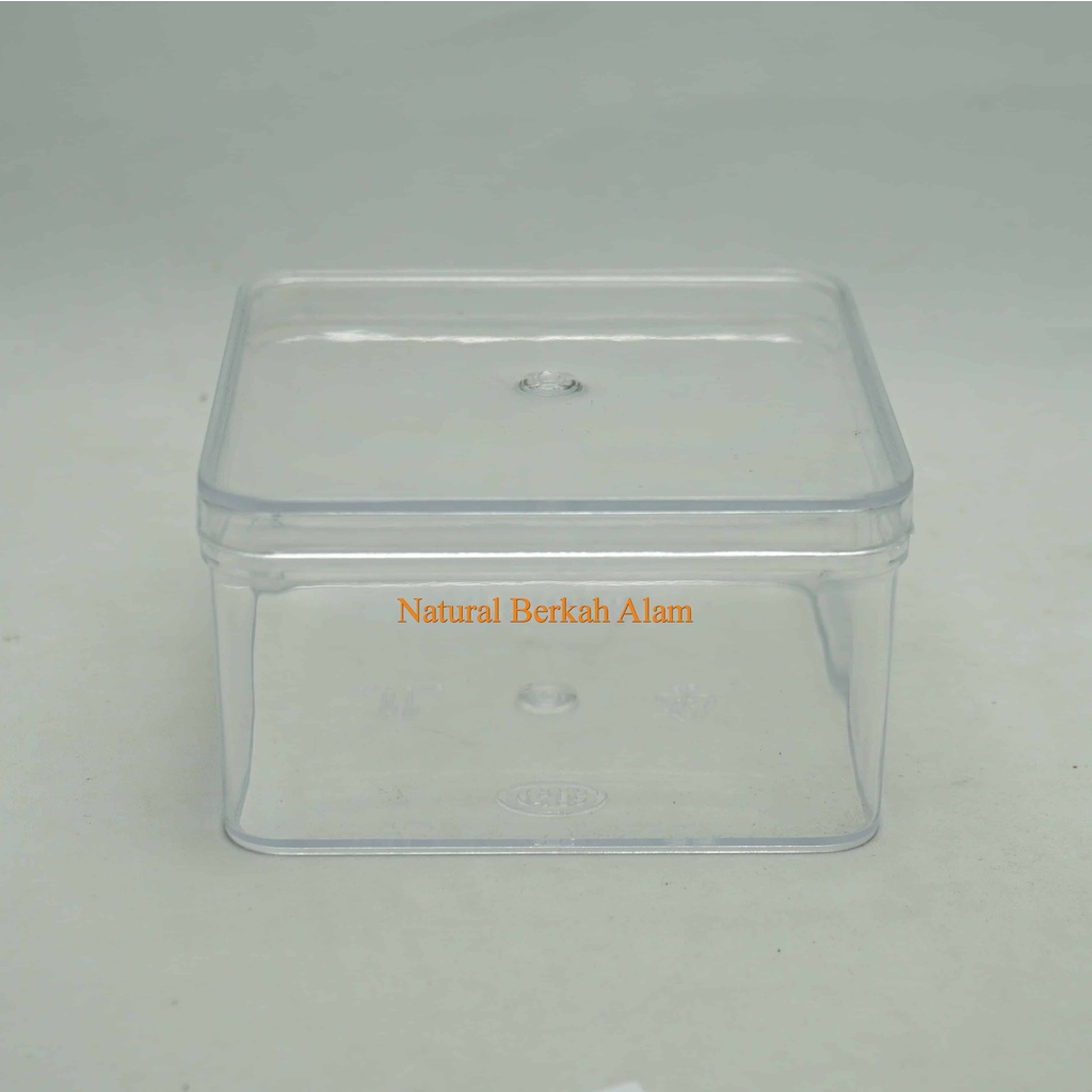 Toples Kue Lebaran 300 Gr Natha Kotak / Toples Plastik / Toples Kue / Toples Nastar / Toples Kue Ker