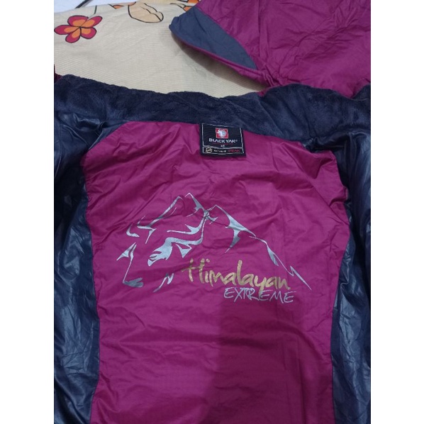 jaket bulu angsa black yak