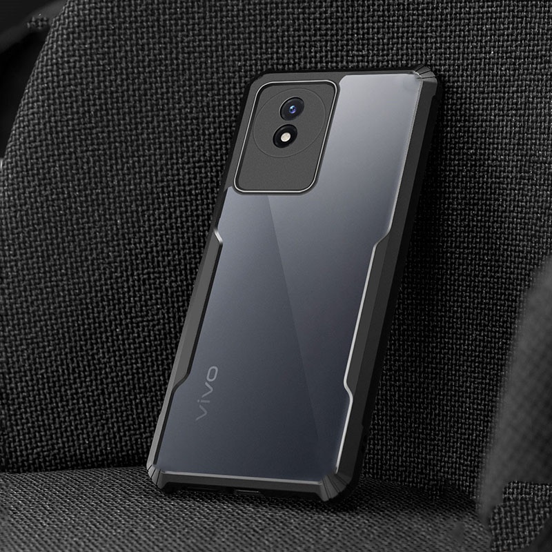 Transparan Softcase VIVO Z1 V11 Pro Y02 Y35 Y02S Y35 Y16 Y50 Y30 Y30i Y73 Y19 Y5S Y17 Y15 Y12 Y11 Y12i Y20 Y20S Y20i Y12S Y21 Y33S Y21S Y21A V21 V21E 4G 5G Casing Anti jatuh HP Soft Case