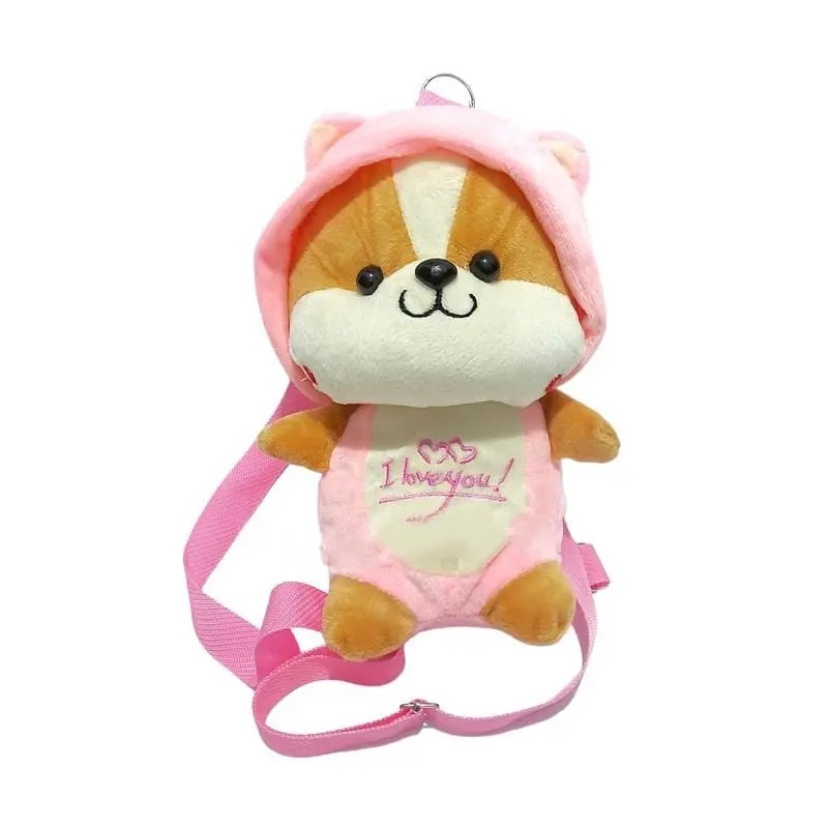 Asfour- Tas Boneka Chipmunk Boneka Lucu Ransel Boneka Lembut Boneka Anak Viral COD Bayar di Tempat Gemoy Boneka Anak Lucu