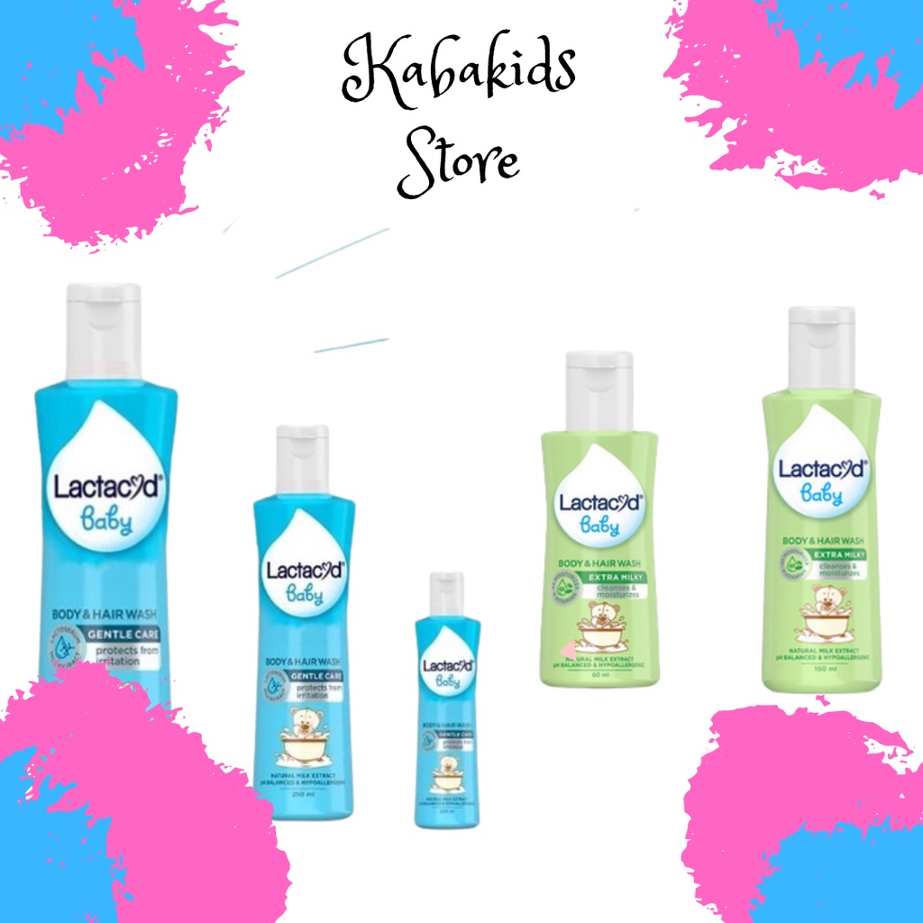 Lactacyd Baby Liquid Soap Body and Hair Wash Lactacyd Kemasan Baru Sabun Bayi - Kabakids Store