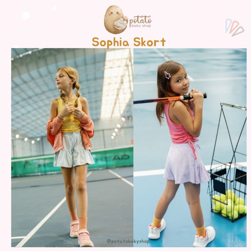 Bohopanna Sophia Skort 1th s/d 8th - Rok Boho Baby