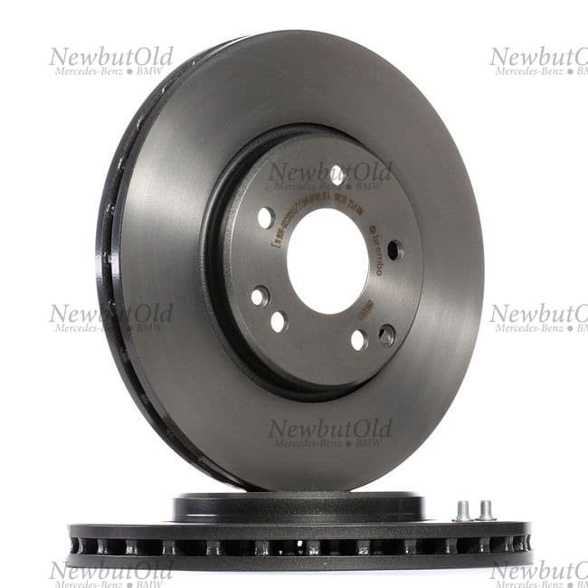 2Pc Front Disc Brake Depan 2034210512 Mercedes W203 C240