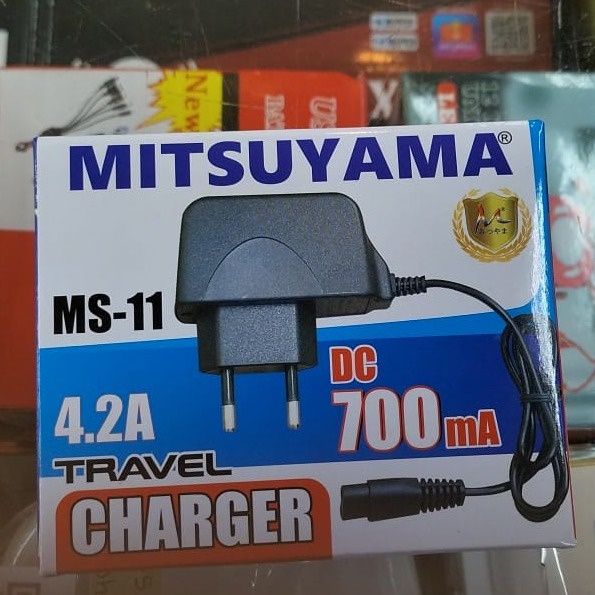 CHARGER SENTER UNIVERSAL TRAVEL ADAPTER DC 700MA MITSUYAMA MS-11 KUALITAS TERBAIK