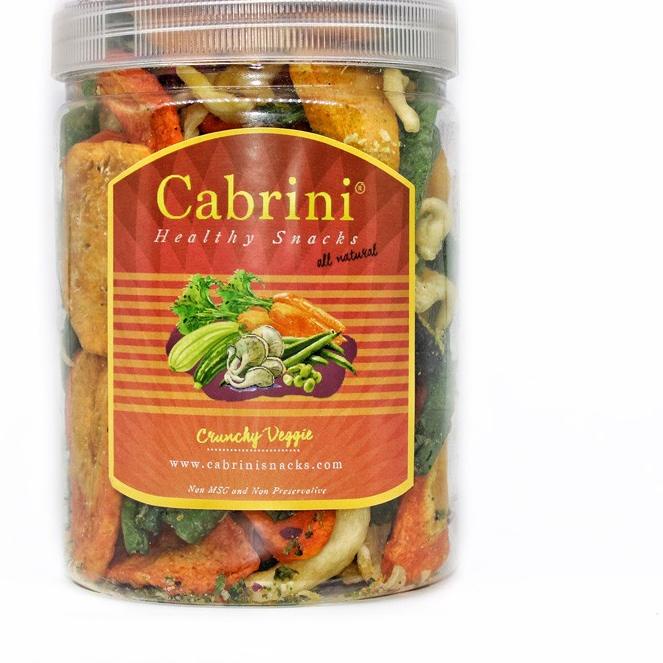 

♂ Cabrini Healthy Snacks - Crunchy Veggie ( 800 ml ) Keripik Sayur ♜