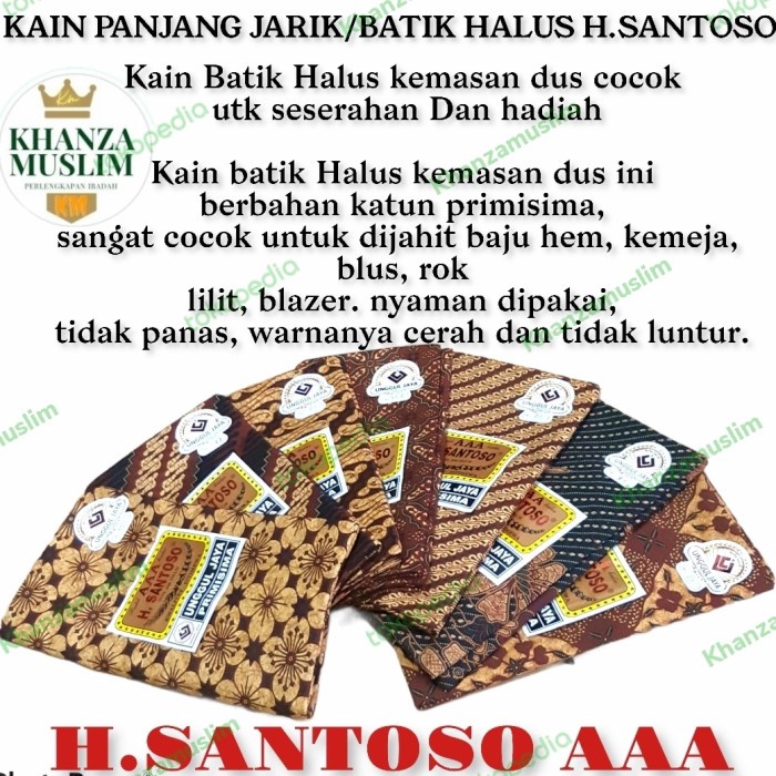 Batik Kain Panjang Jarik Batik Santoso Unggul Jaya
