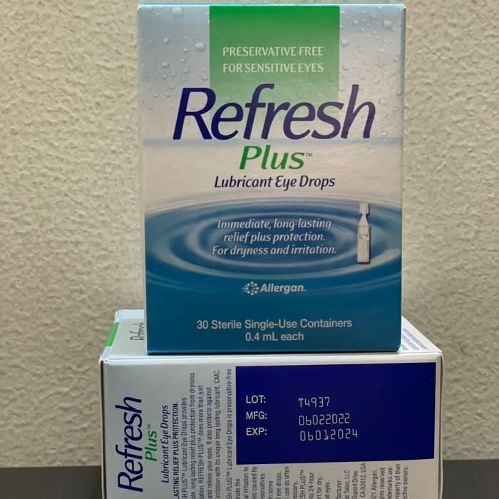 Jual Refresh Plus Lubricant Eye Drops 30 Vials X 0.4 Ml Allergan