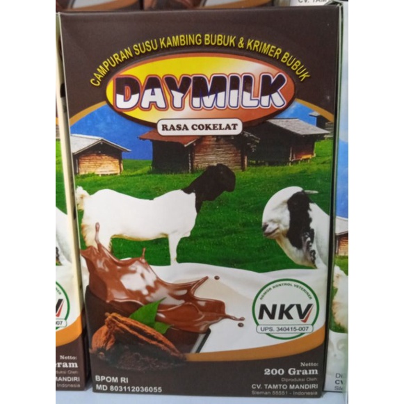 

Susu Kambing Etawa Daymilk Rasa Coklat 200gr BPOM