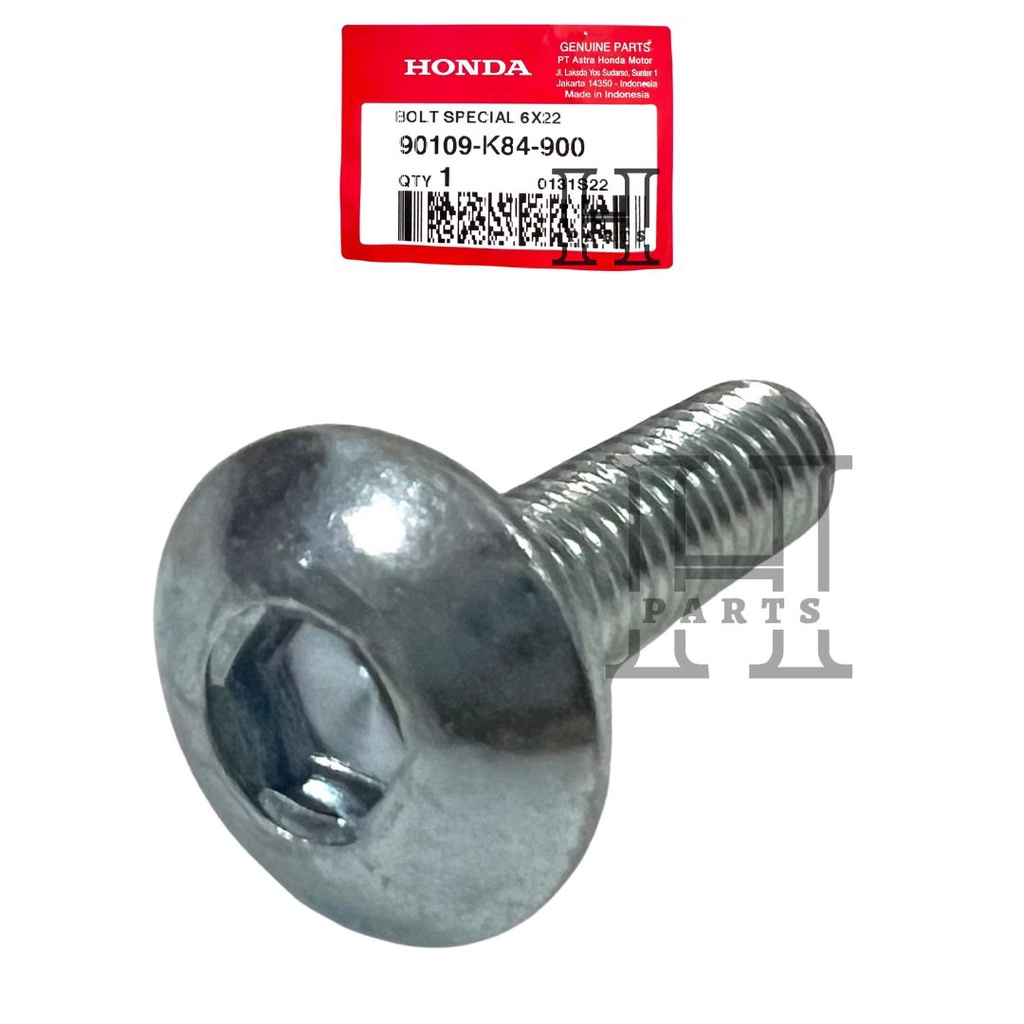 BAUT LAMPU BELAKANG BOLT SPECIAL 6X22 CRF CBR 150R SUPRA GTR 90109-K84-900 ASLI ORIGINAL AHM HGP HONDA