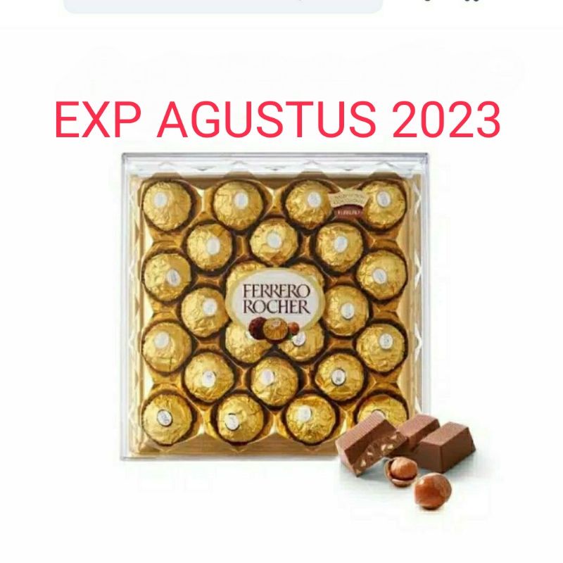 Jual Ferrero Rocher Chocolate T24 (isi 24),, HALAL!! Shopee Indonesia