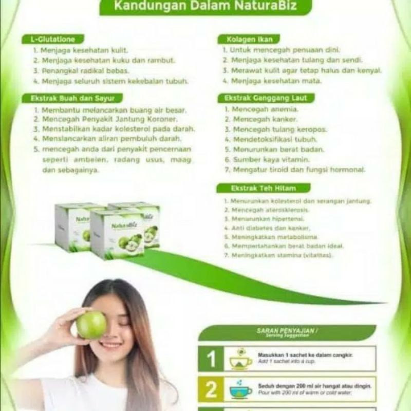 

minuman herbal sari apel (naturabizz)