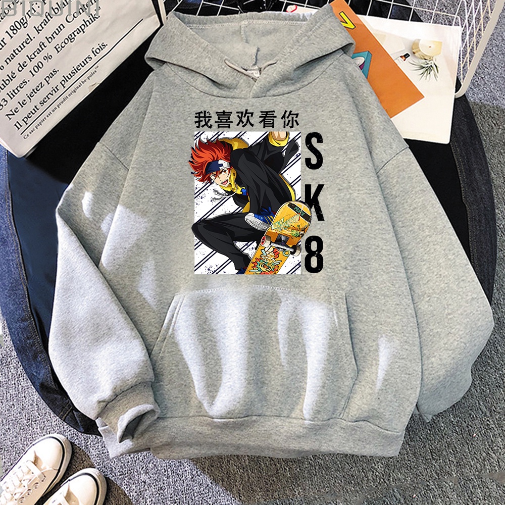 SK8 Anime Jumper Hoodie II  Sweater Hoodie Trendy II Sweter Oblong Topi Sz M - XL ( Pria &amp; Wanita / Anak &amp; Dewasa )