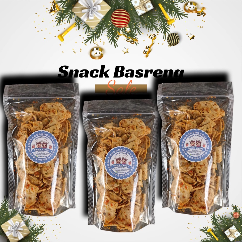 

Basreng Daun Jeruk Pedas Gurih INDOBASRENG 500gr