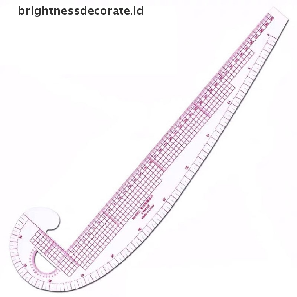 [Birth] Penggaris Jahitan French Curve Plastik Multi Fungsi Penggaris Kurva Mudah Untuk Knitters [ID]