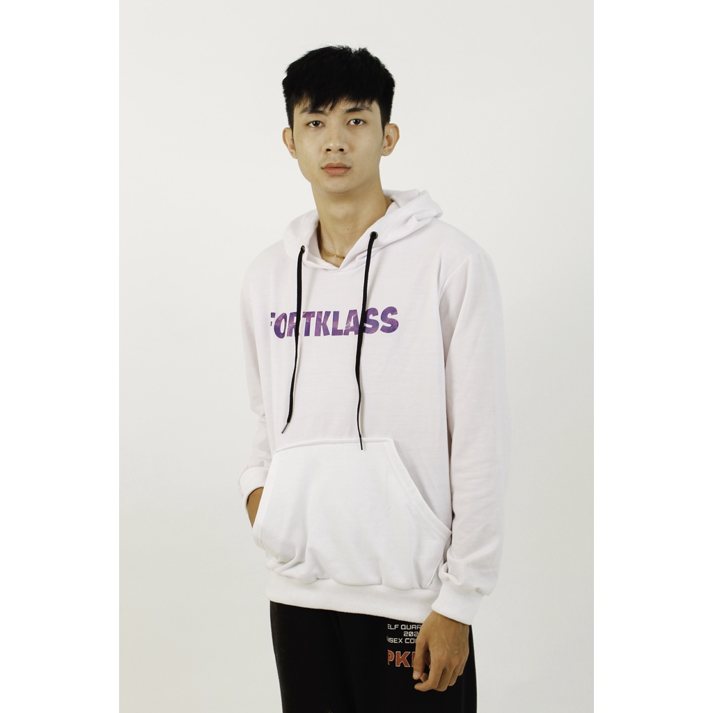 HIPNOP Hoodie Luis Putih Hoodie outerwear Kupluk Pria Unisex