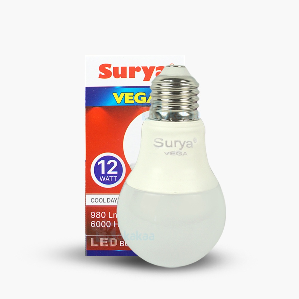 Lampu Led Bulb Surya Vega 12 Watt Cool Day Light Putih SNI Original
