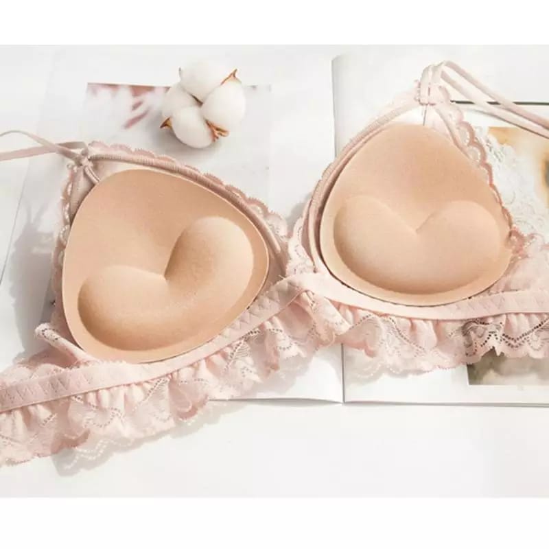 Sepasang Push Up Bra Pads Spons BH 2 Pcs Nude Black Lembut Busa Bra Removeable Busa Pad Sponge Cup Bra Busa Spon Pengganti Swimsuit Baju Pakaian Renang Padding