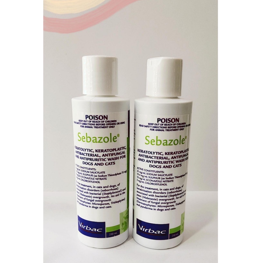 Shampo Sebazole 250ml Sampo Virbac Sebazole 250 ml