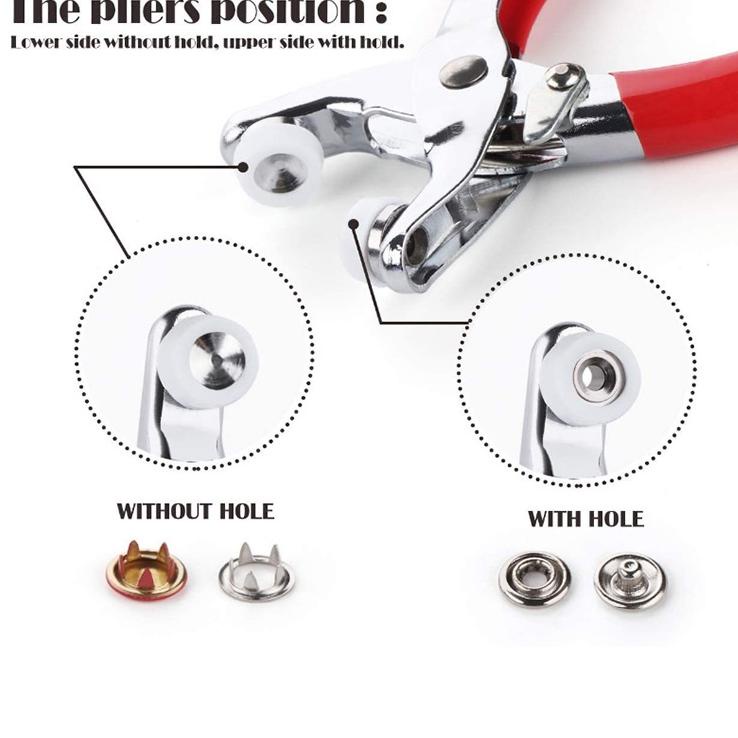 TERMURAH KANDER Alat Press Kancing Cucuk Cetet Tang Baby bayi 9.5mm