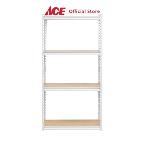 Rak Ace - Tactix Rak Besi 4 Tingkat - Putih