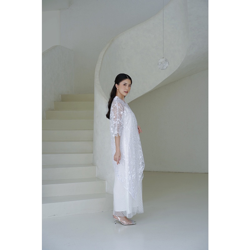 Aura Label - Vienna Dress In White