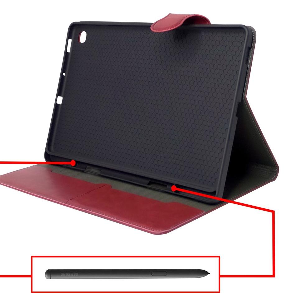 ✿ CaseDove - Case Flip Tab S6 Lite FS Bluemoon Stylus Slot ✈