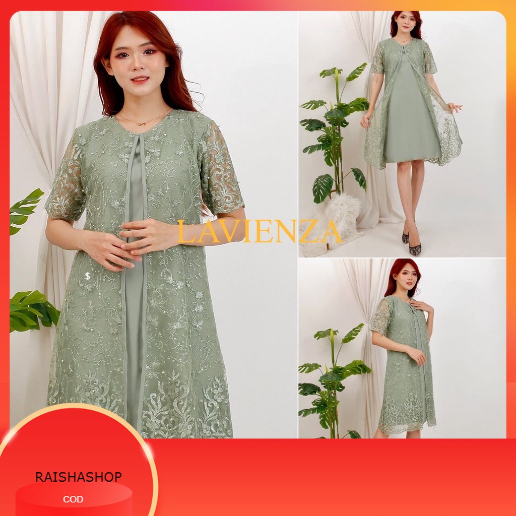 GAMIS BRUKAT kondangan mewah terbaru 2022mewah kekinian dan juga untuk anak warna sage green dress
