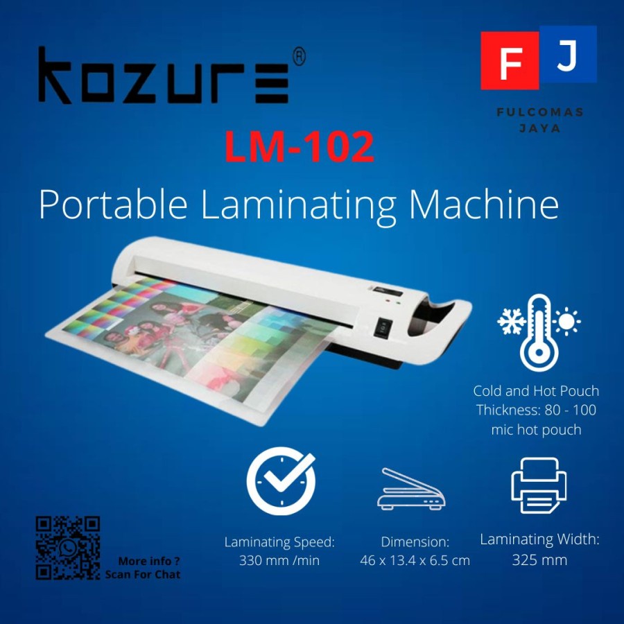 

Kozure LM-102 Mesin Laminating A3 - GARANSI RESMI