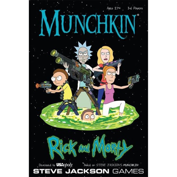 Munchkin Rick and Morty Board Games Card Game