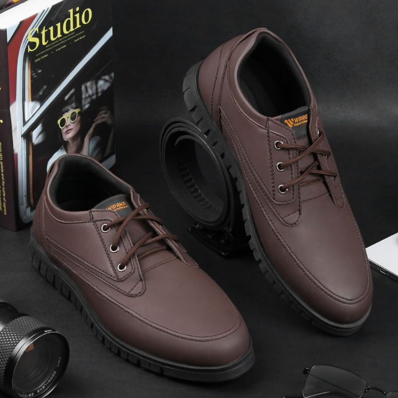 WIPAKA MAMBA BROWN Sepatu Pria Semi Formal Sepatu Kasual Sneakers Pesta