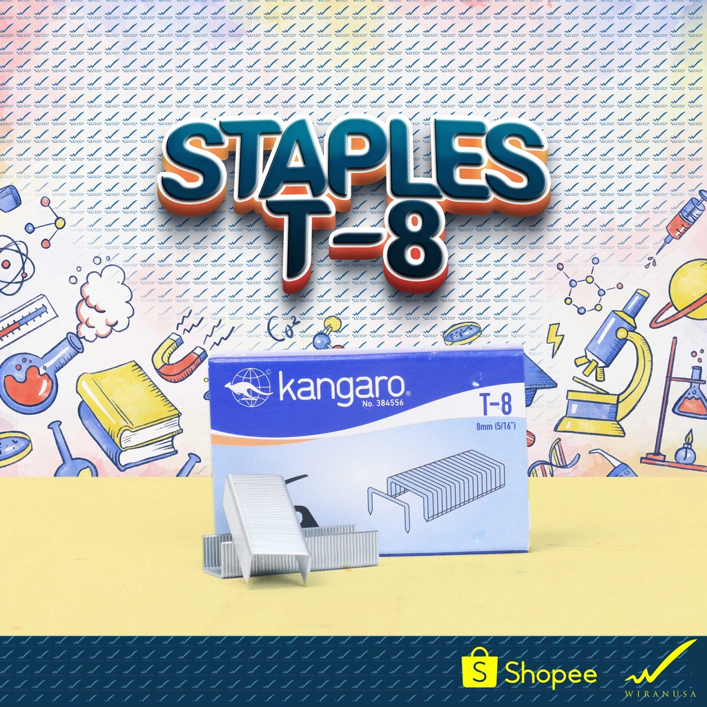 

Isi Staples Kangaro (T-10) - (T-13) (TR-13/6) -