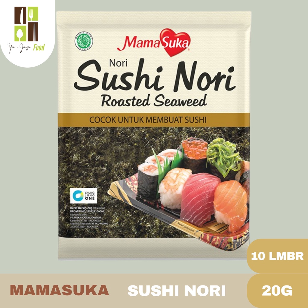 Sushi Nori Halal Seaweed Rumput Laut Sushi Untuk Kimbab/Gimbab ISI 5/10/20/50 Lembar