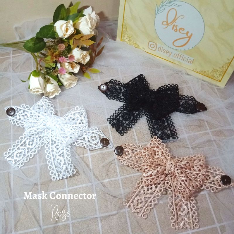Konektor Masker Lace by Disey Konektor Masker Pita Renda