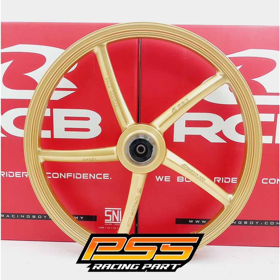VELG RACING YAMAHA RCB SP 522 GOLD 120 X 17 DEPAN ONLY JUPITER VEGA MIO NINJA MX