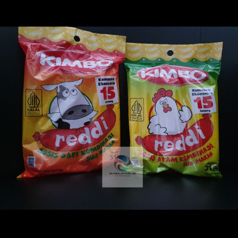 Sosis siap makan Kimbo ayam / sapi 315gr