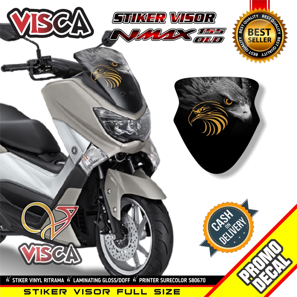 Stiker Visor Nmax Old Stiker Motor Nmax Stiker Visor Nmax Eagle Eye