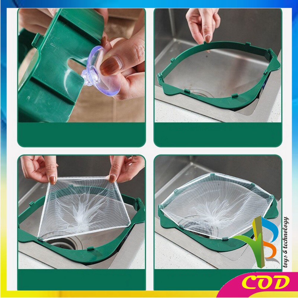 RB-C537 Saringan Wastafel Isi 50PCS Kantong Jaring Jala Penyaring Sampah Wastafel Sink Dapur / Filter Saringan Sampah Kitchen Sink Anti Mampet