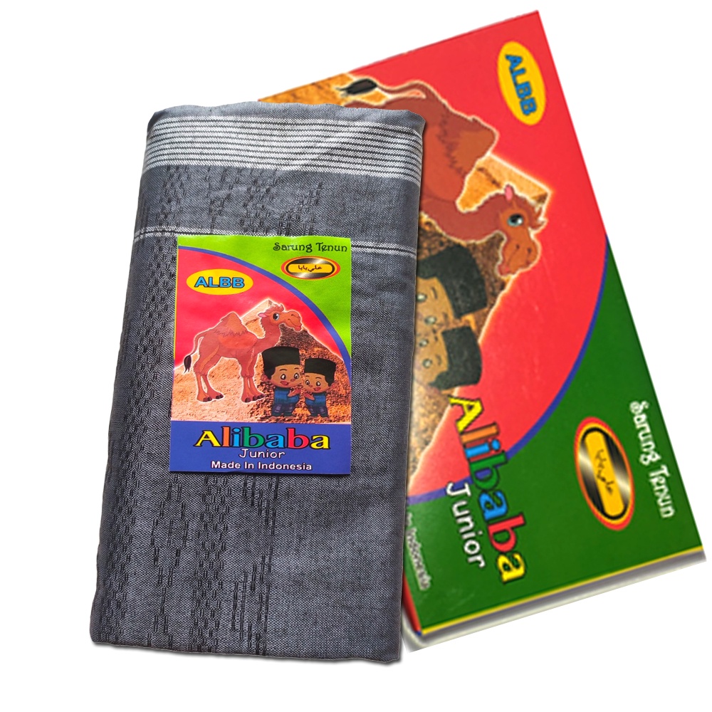 Kain Sarung anak kecil laki-laki untuk sholat-Sarung Tenun Box Junior-Vegasus Store(COD)