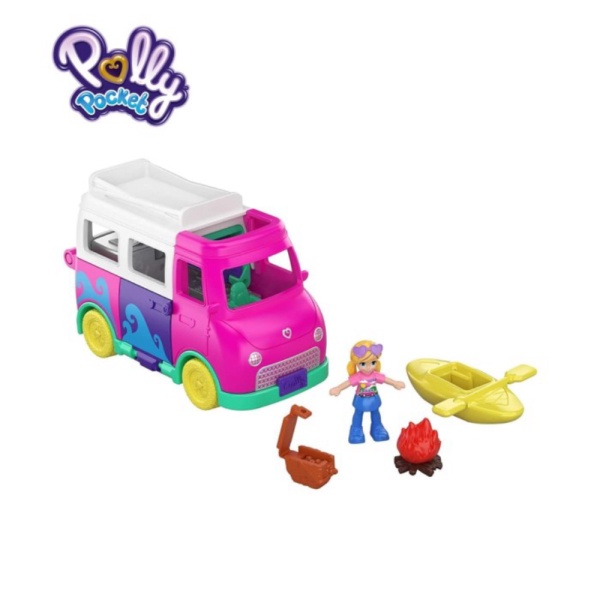 

Polly Pollyville Boneka Mainan Camper Berkualitas Transforming Pocket - Dijual Van Anak
