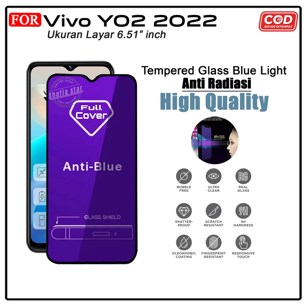 Promo Tempered Glass Ceramic Privacy Vivo Y02 2022 Y01 Y12 Y91 Y30 Y50 Y20 Y15s Anti Gores Anti Spy Full Layar