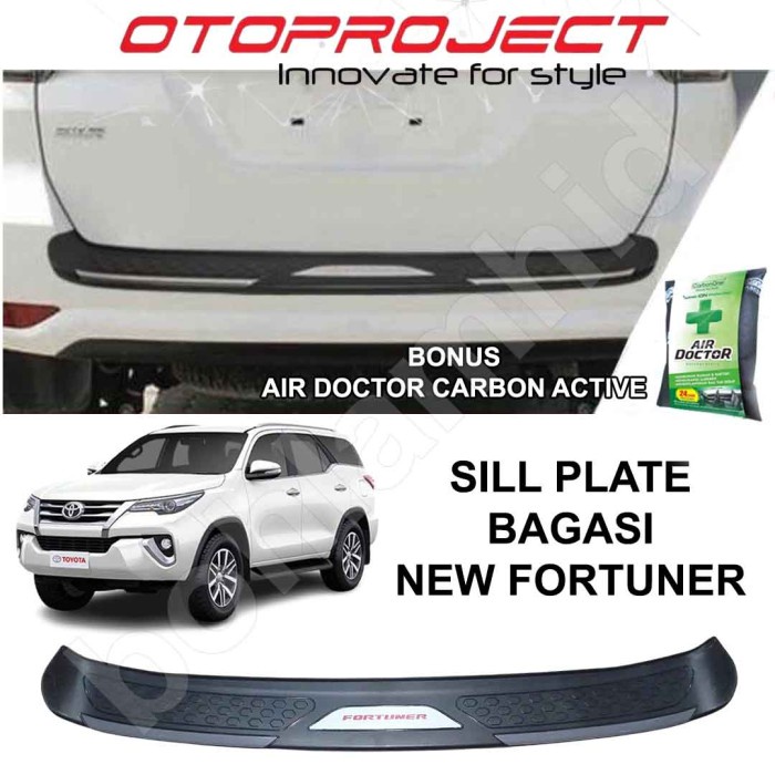 Sill Plate Bagasi NEW FORTUNER Otoproject Rear Door SillPlate Sensor