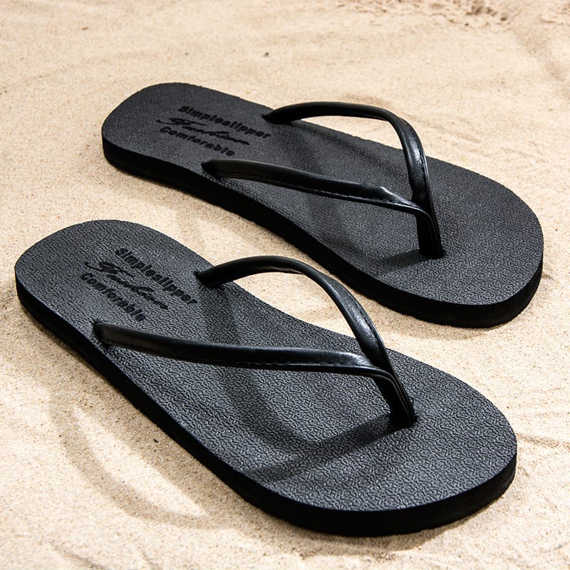 Sandal Jepit Wanita Musim Panas 2023 Baru Luar Memakai Flat Wanita Sandal Anti-Slip Deodoran Tahan Tahan Air pantai Sandal
