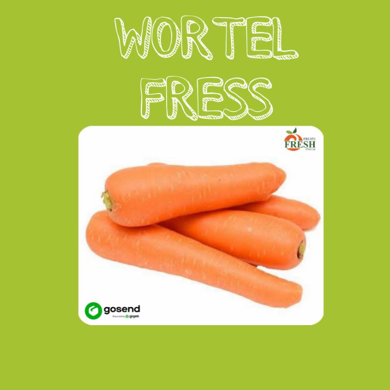 

WORTEL FRES MURAH BANDUNG 500gram