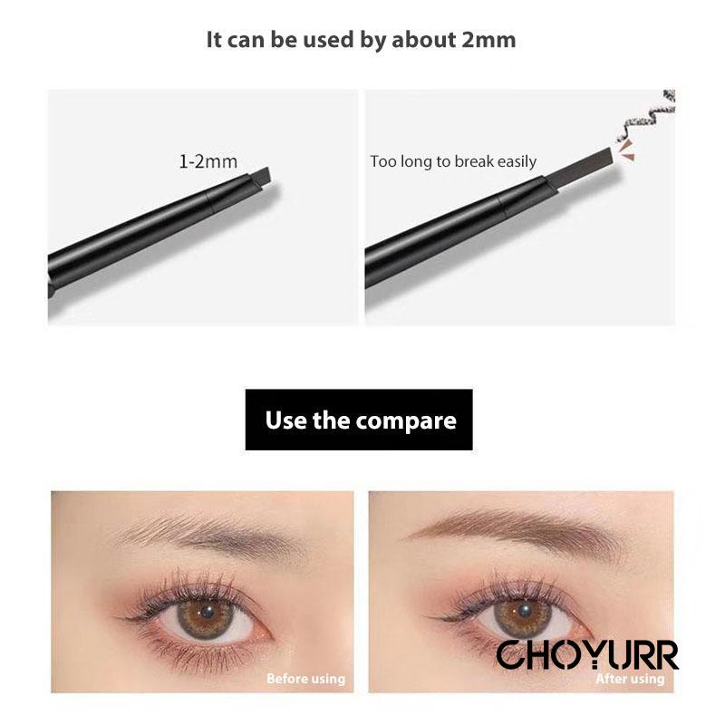 【COD】Eyebrow 2in1 Eyebrow Pensil Alis Double Head Spiral Berkepala GandaEyebrow Long Lasting Tahan Lama Non Smudge Original-CH