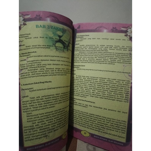 buku wanita bertanya islam menjawab 16x24cm